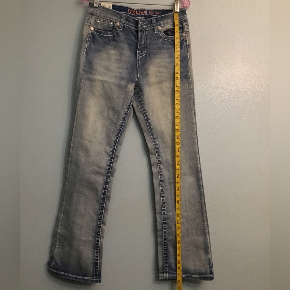 REBEL SOUL boot cut jeans